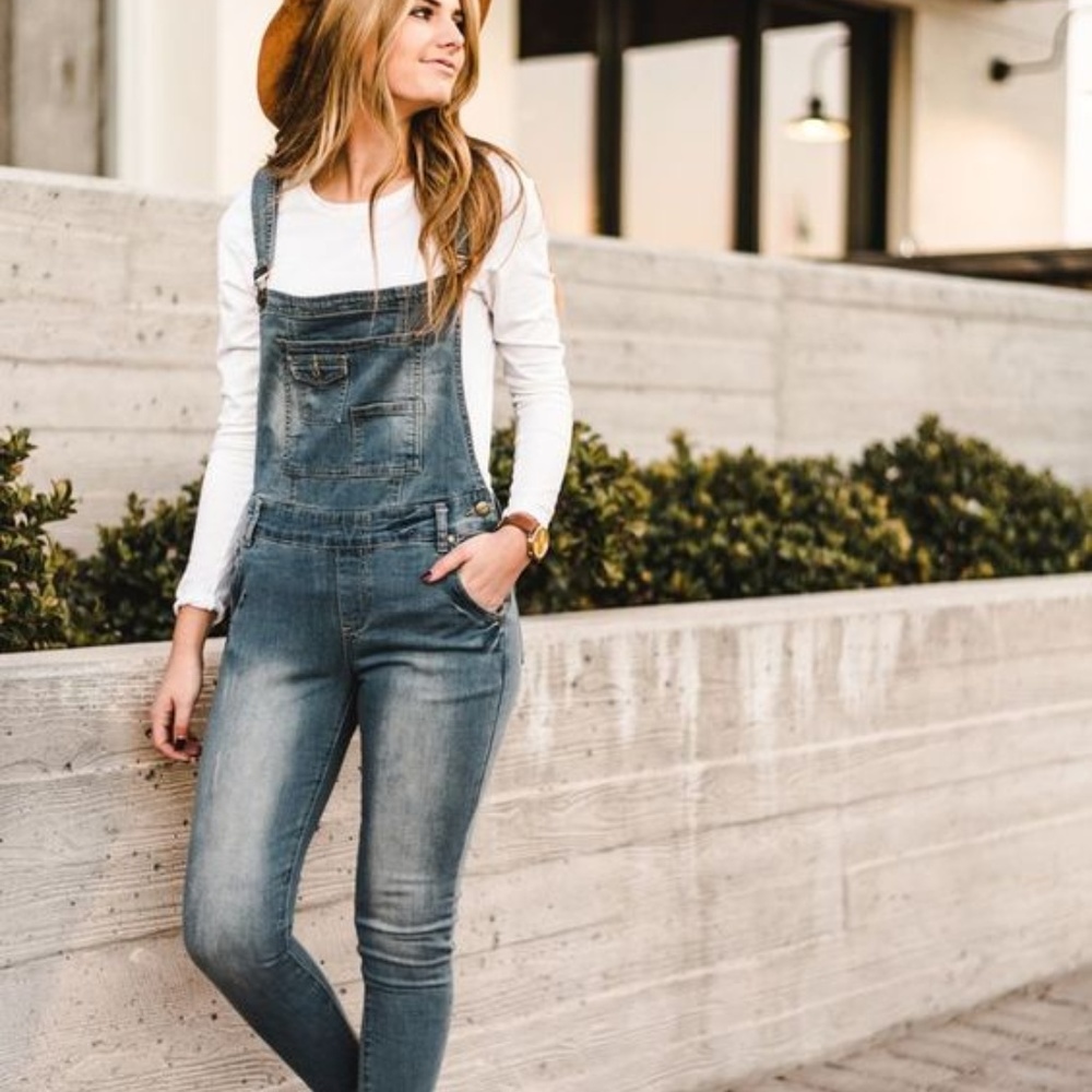 Wishlist denim overalls